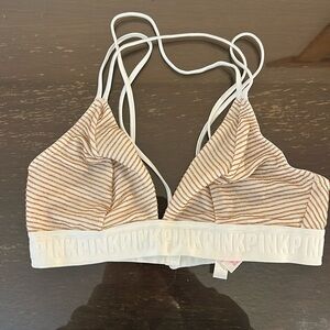 Victoria Secret bra gold and white